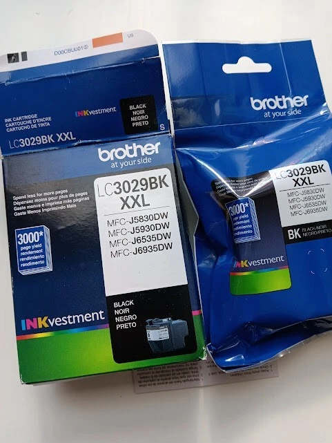 Genuine Brother Lc3029bk XXL High Yield Ink Cartridge Black