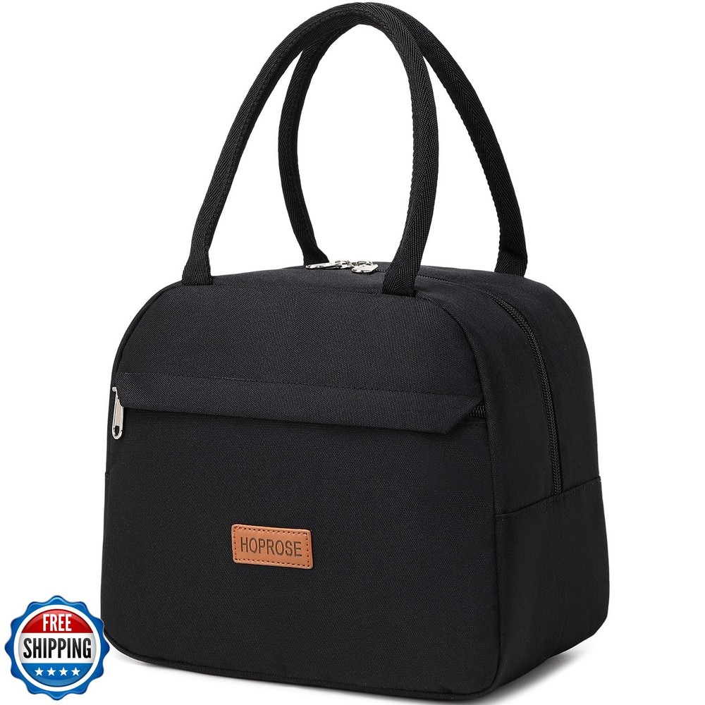 Insulated Lunch Tote for Adults with Front Pocket - Keep Meals Fresh All Day