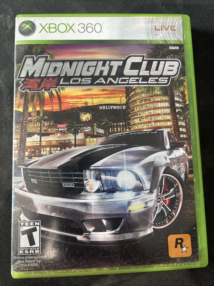 Midnight Club: Los Angeles (Microsoft Xbox 360, 2008)