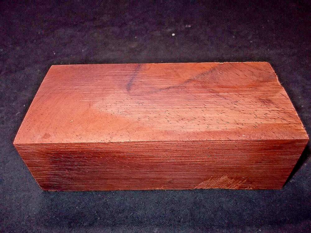 WOODEN HONDURAN ROSEWOOD BURL BLOCK GUN GRIPS KNIFE SCALES BOX TOPS -B5