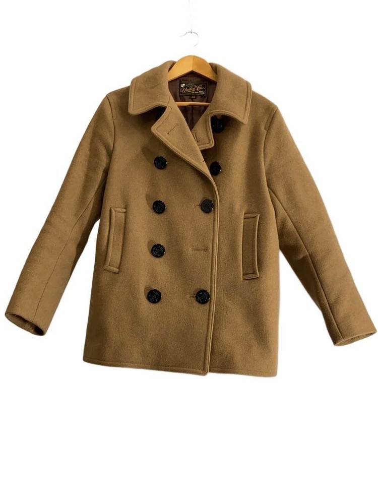 United Carr Peacoat/40/Wool/Cml/Uc13124 3346