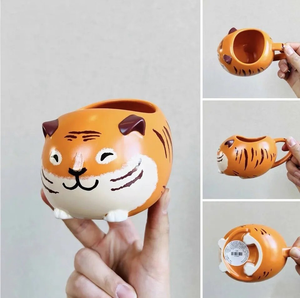 Starbucks 2022 China Year of the Tiger 14oz Cute Tiger Mug