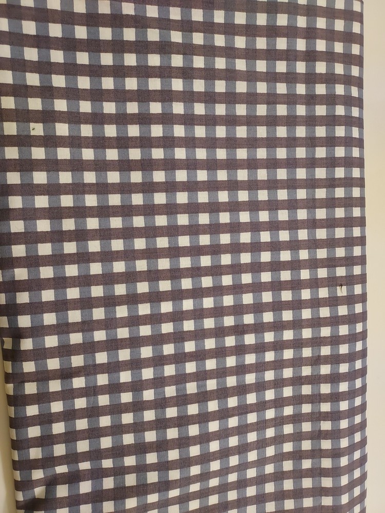 Gingham Finland Fabric, Grayish  1996 