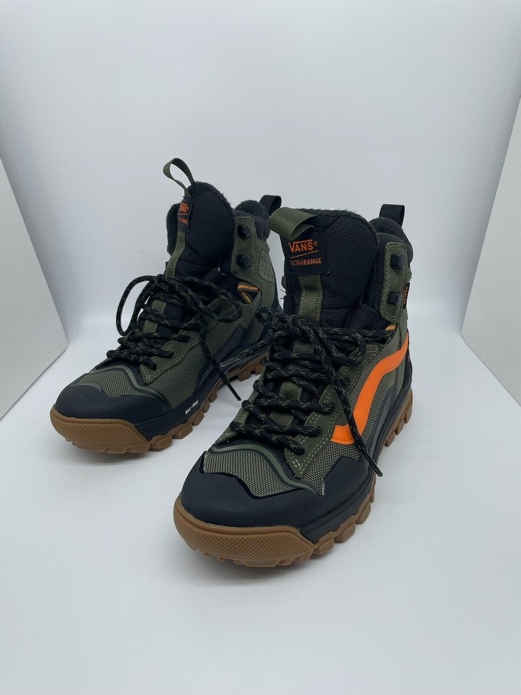 VANS Ultrarange Exo Hi GORE-TEX MTE-3 Boots Olive Duratherm Men’s Size 7.5 New