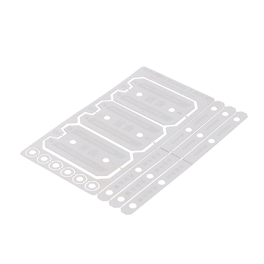 Stainless Steel Gundam Etching Saw Blade Set for Precision Model Cutting