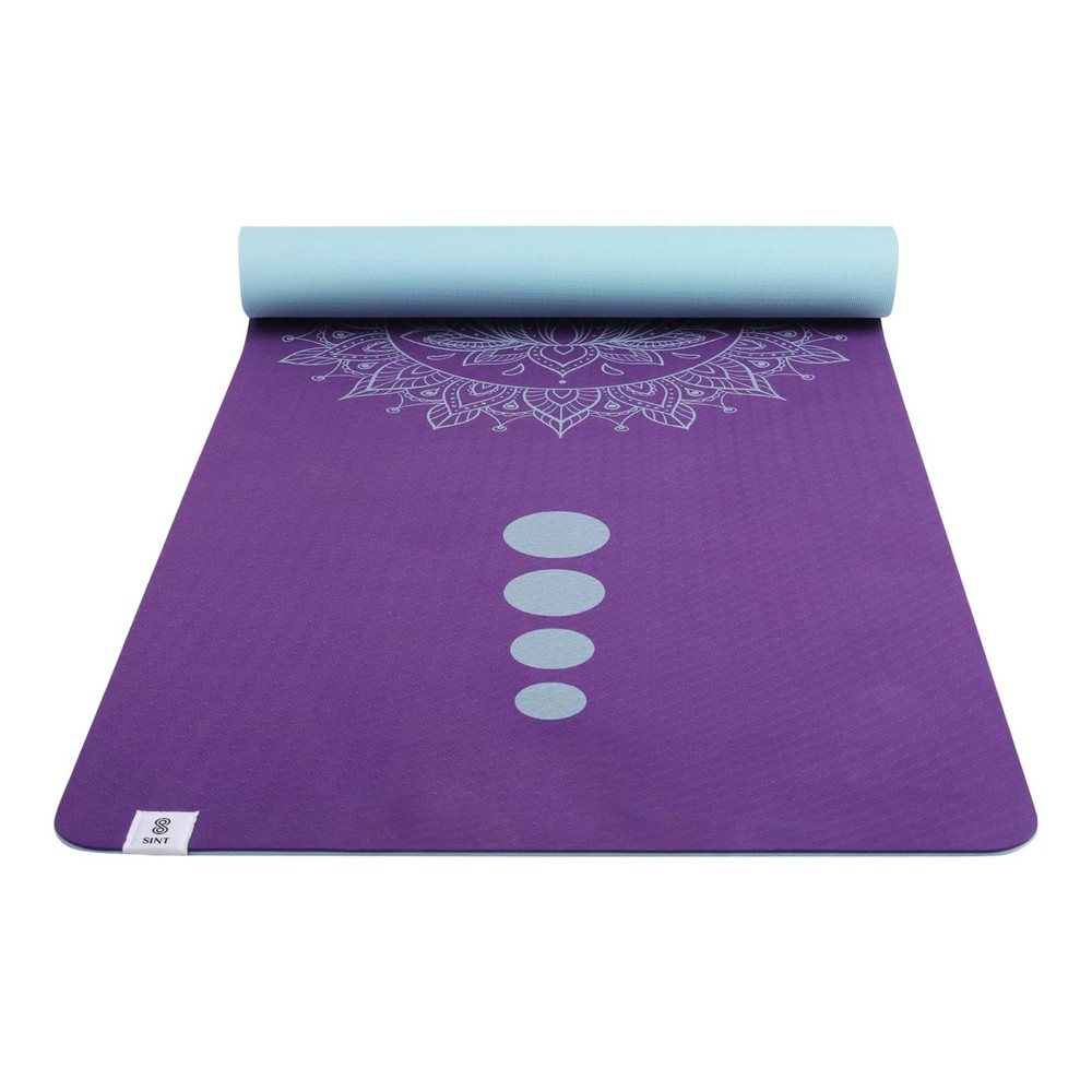 SINT Premium Reversible Non-Slip Yoga Mat 72x24 Inch 6mm Thick for Workouts