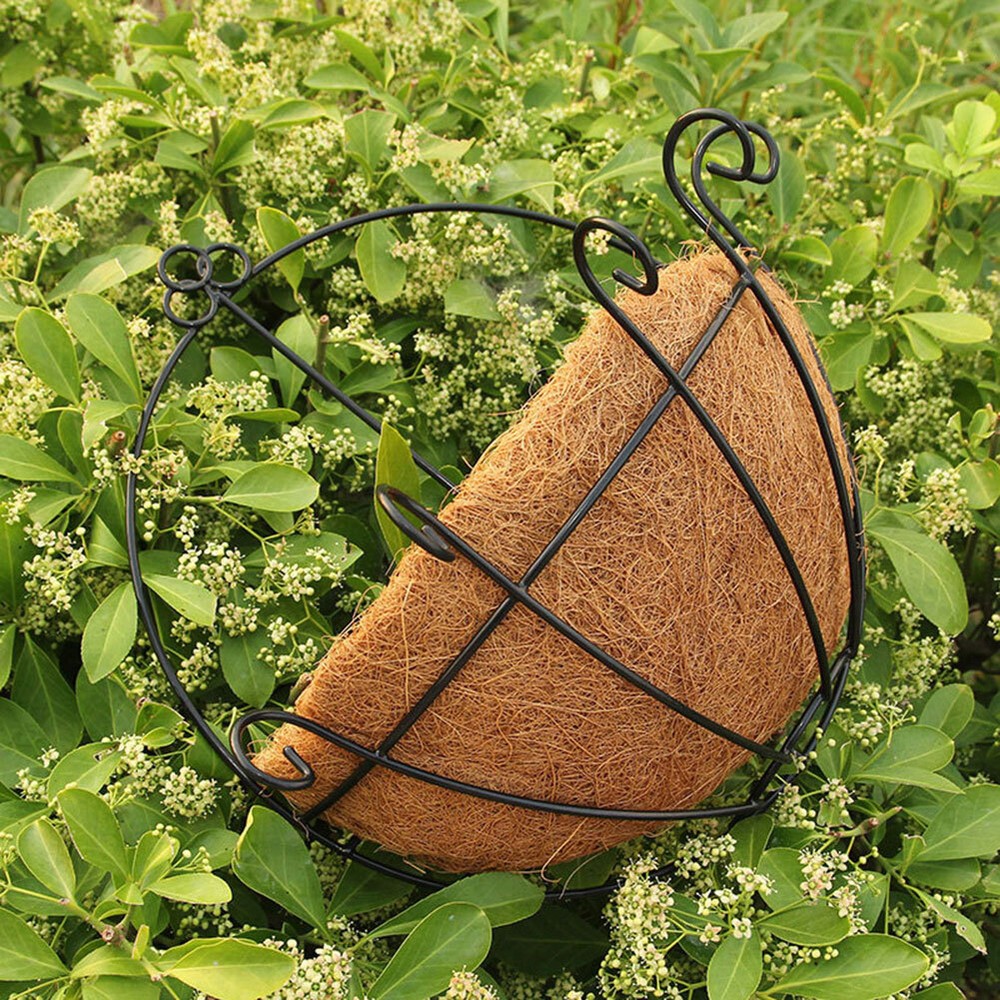 Plant Holder Anti-slip Super Breathable Iron Structure Plant Holder Garden Decor