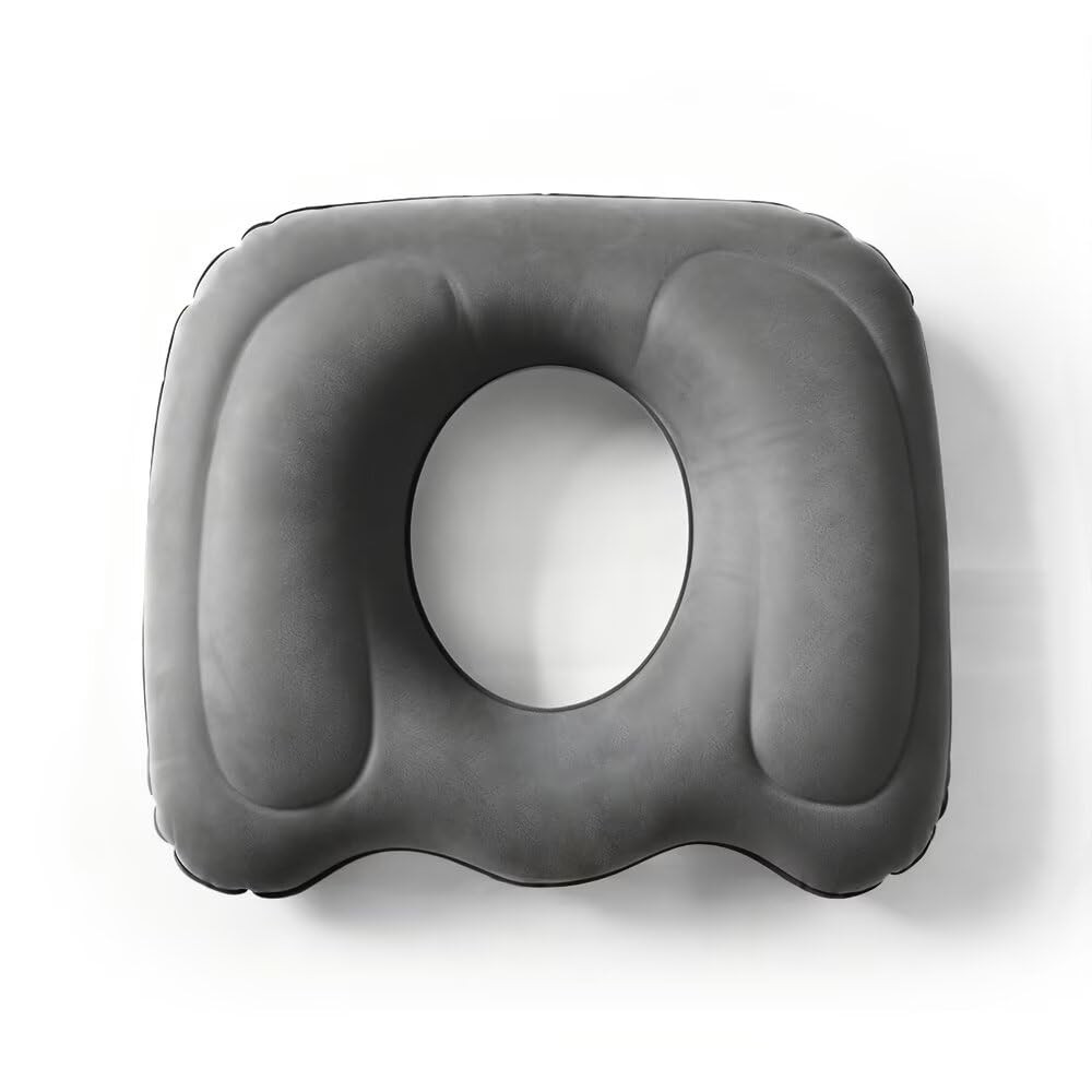 Inflatable Donut Seat Cushion for Tailbone Pain – Coccyx Pillow for Office Ch...