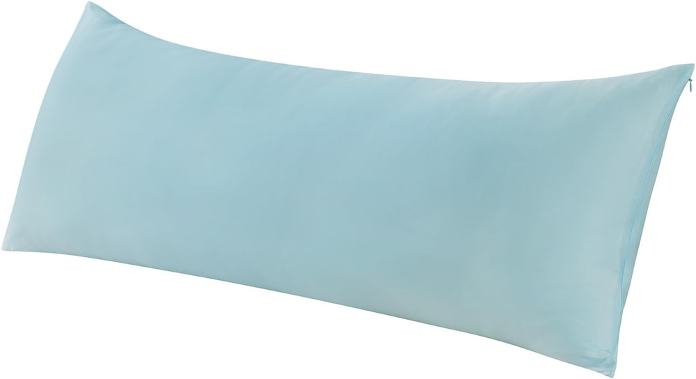 Whatsbedding Cooling Body Pillow Cover,Cool Silky Long Cushion Pillowcase for Ho