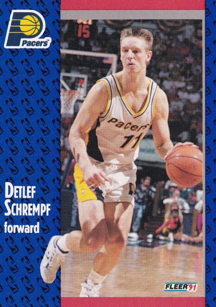 DETLEF SCHREMPF 1991-92 Fleer