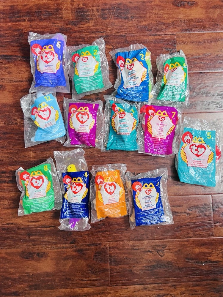 Mcdonalds Vintage Mixed Huge 90s Happy Meal Toys Lot Of 13 SEALED RARE