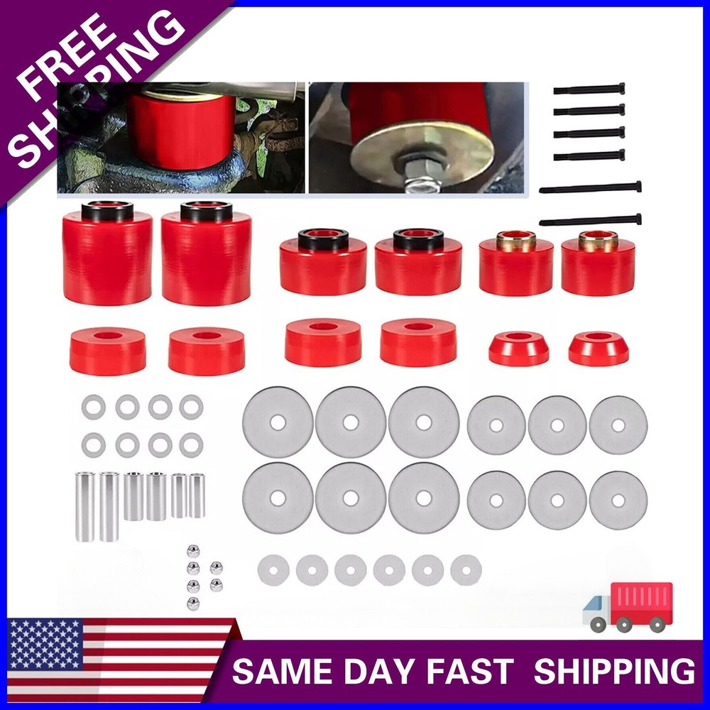 Body Cab Mount Bushing Set Kit 4.4123R For Ford F150 F250 F350 1980-1998 2WD 4WD