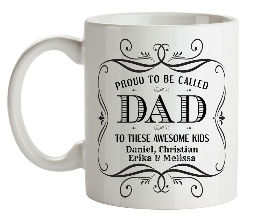 Custom Dad Coffee Mug L For Fathers Day Birthday Anniversary Gift L From Wife