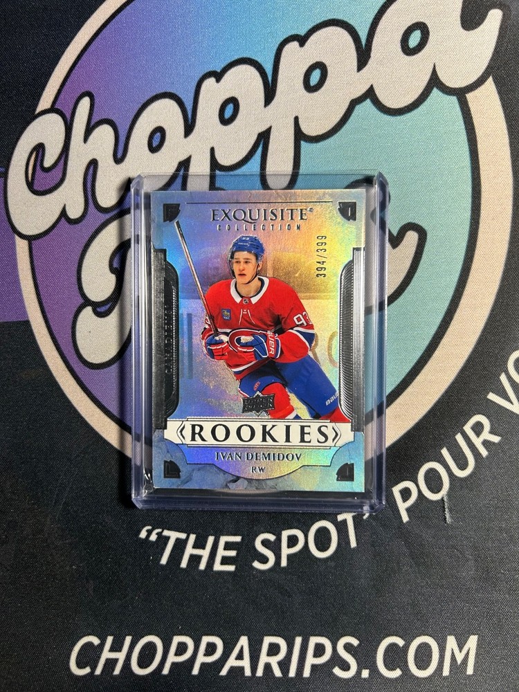 2025-26 UD Black Diamond Ivan Demidov Exquisite Collection Rookies /399 #R-ID