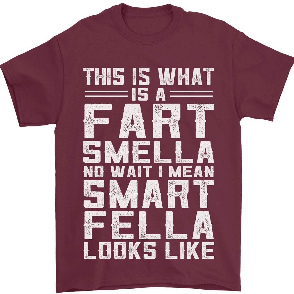 What a Fart Smella Looks Like Funny Slogan Mens T-Shirt 100% Cotton