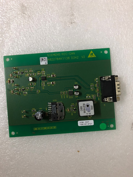 Philips/Siemens X-Ray MRI/CT Scanner Part MIC-GAN 4822784K1138 D342 V2 3199-0007