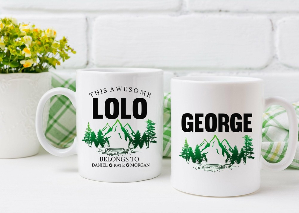 Personalized Lolo Coffee Mug L This Lolo Belongs To L For Fathers Birthday