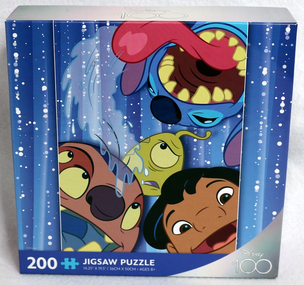 Ceaco Disney 100th Celebration Lilo & Stitch Selfie 200 LARGE pieces SEALED