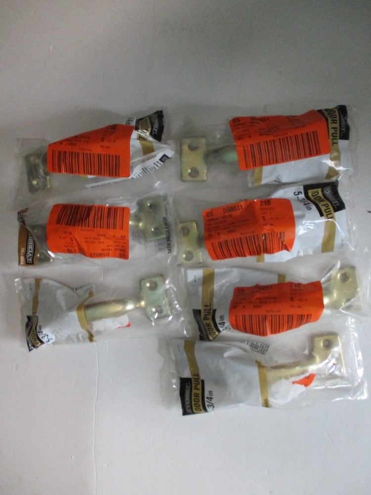 Everbilt 5-3/4 in. Satin Brass Door Pull  Lot Of 7 NEW 241 717