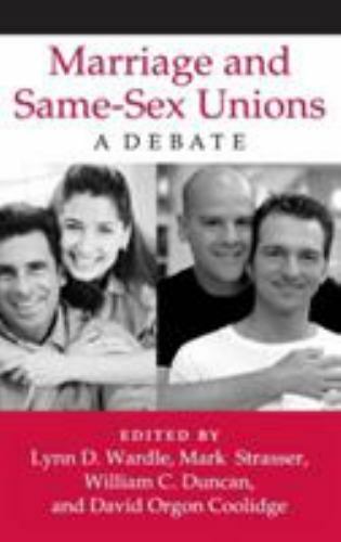 Marriage and Same-Sex Unions: A Debate, , Very Good Book