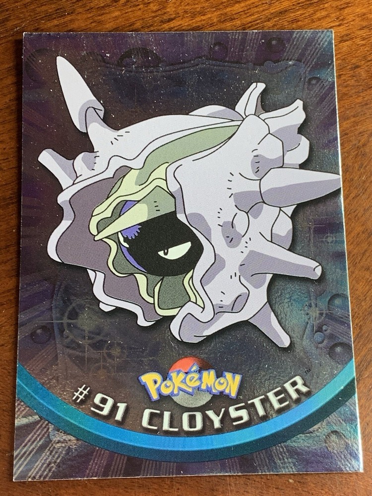 2000 Topps Pokemon TV #91 Cloyster Silver Foil FREE COMBINED SHIP