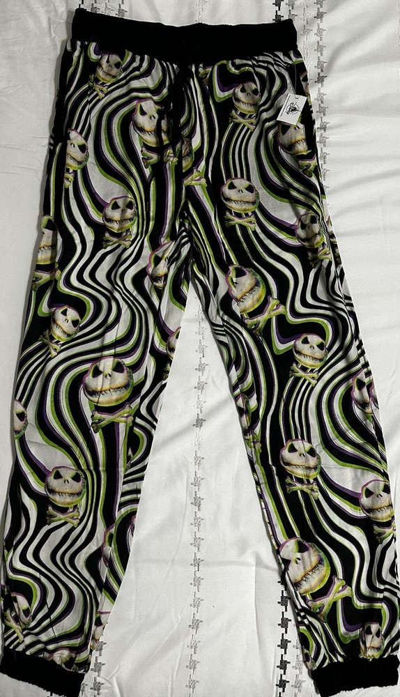 Disney Night Before Christmas PJ Pants Size S Holiday Sleepwear