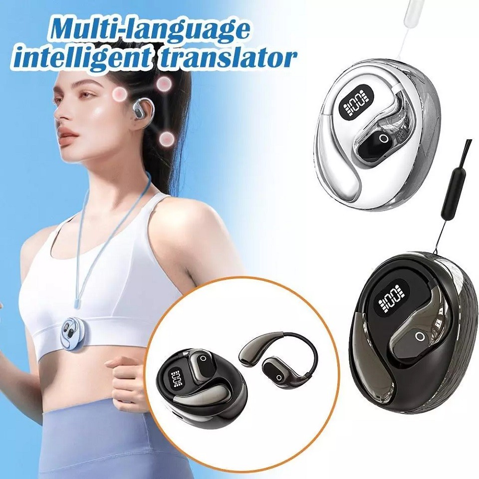 Real-time Translator Earbuds with 138 Languages Bluetooth 5.0 Wireless Earphones