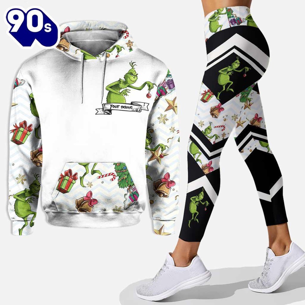Be You - Personalized Grinch Christmas Stole Christmas Hoodie and Leggings -