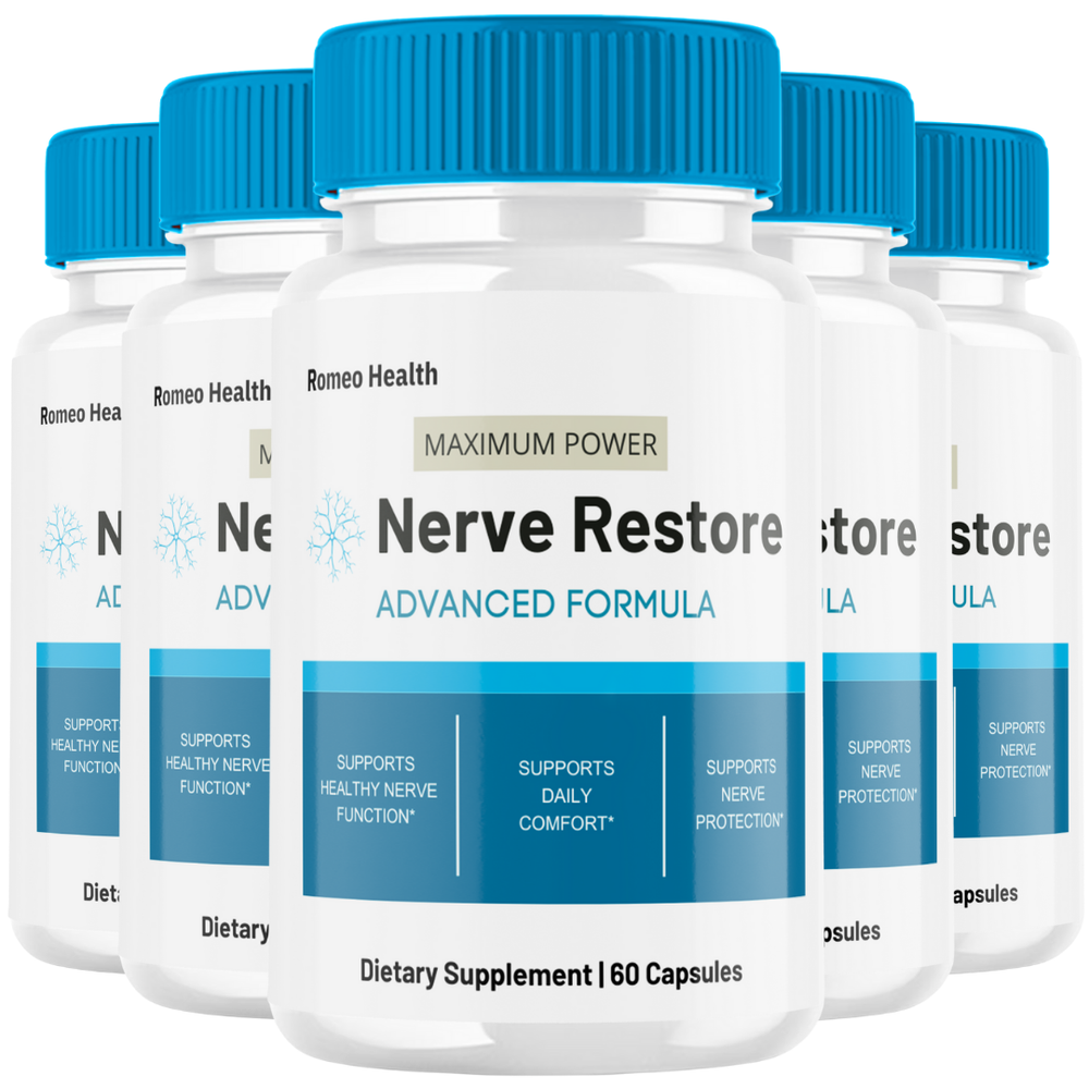 Nerve Restore Official Advanced Formula Nerve Supplement (5 Bottle)