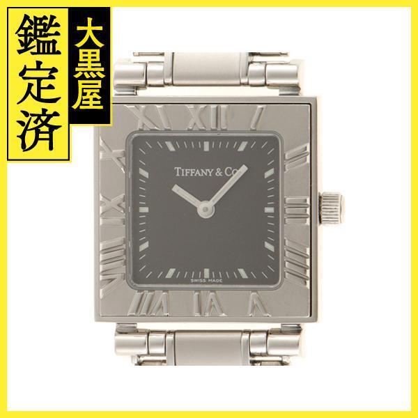 TIFFANY Tiffany Atlas Square Quartz Stainless Steel Grey 432 2148103665363