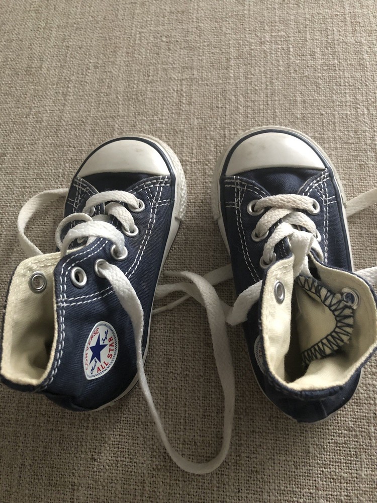 Converse All Star Blue And White Sneakers Size 5 Toddler Unisex