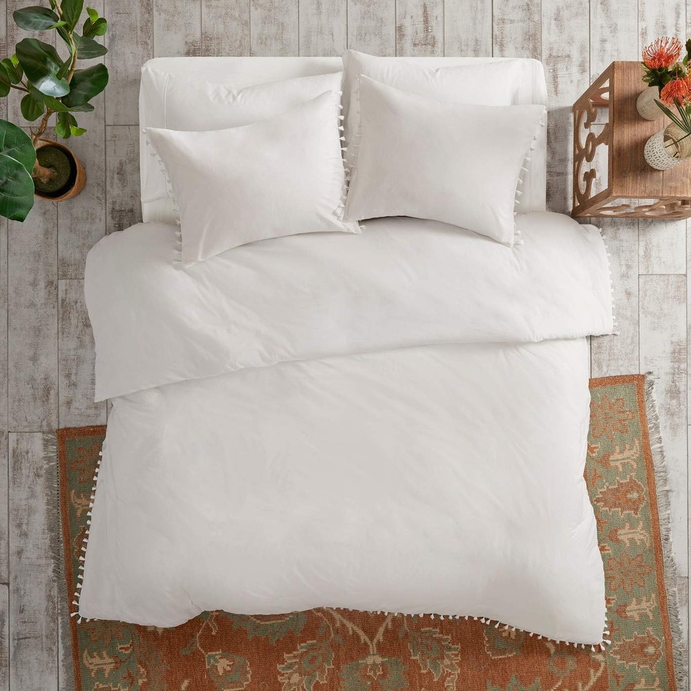100% Cotton Duvet Set, Modern Lifestyle Design - All Season, Breathable Comfo...