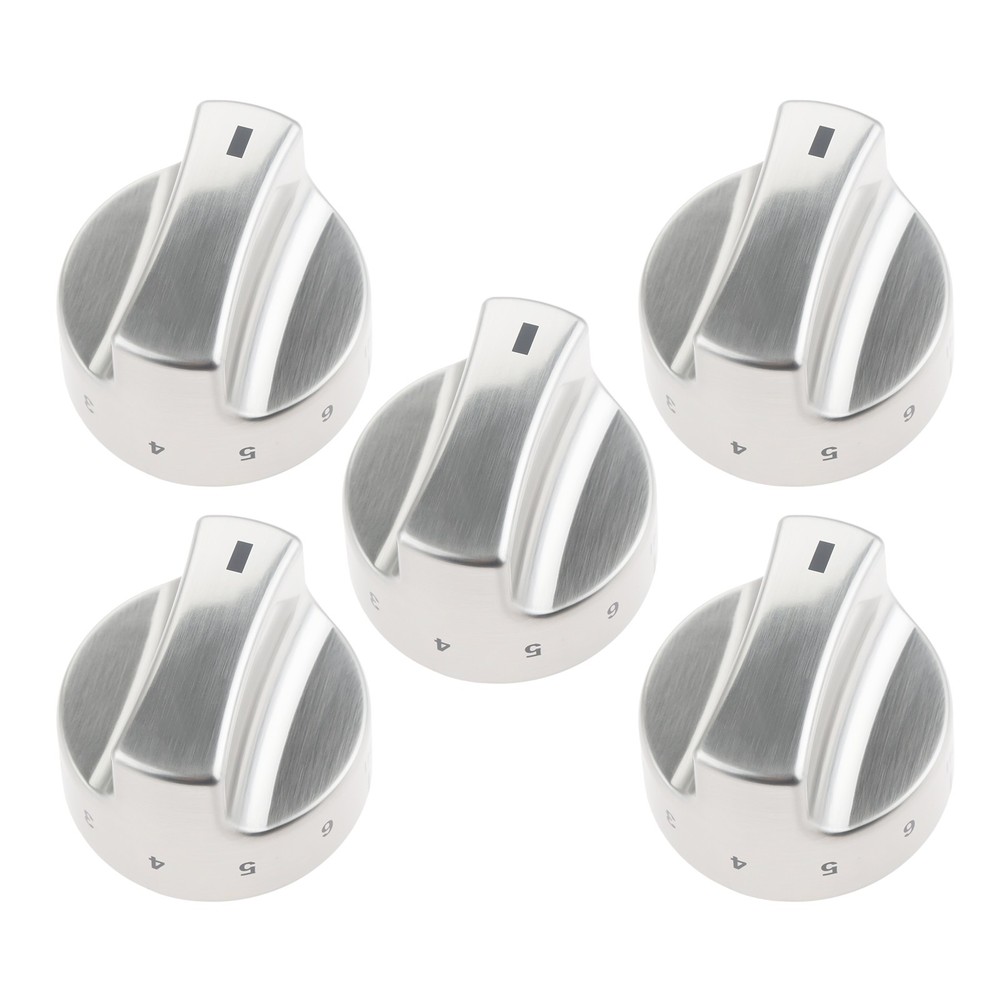 5Pcs Gas Cooktop Range Burner Knob 318282310 for Kenmore 79033043400 79033043401