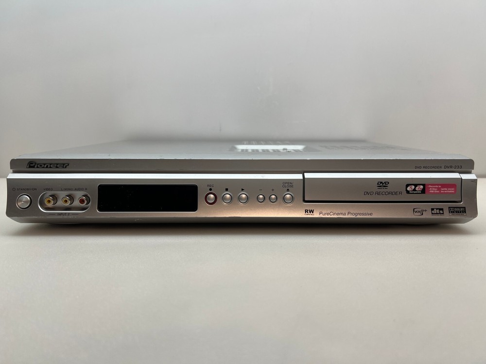 Pioneer DVR-233-S DVD Recorder for Parts Free Shipping