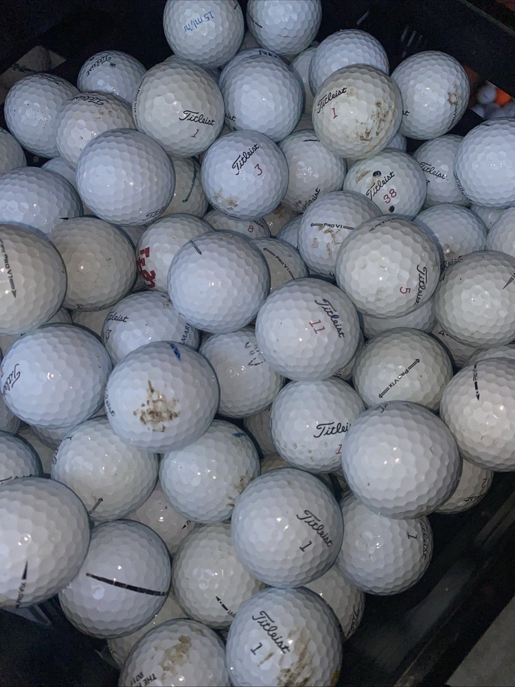100 3A Titleist ProV1/ProV1X Used golf balls