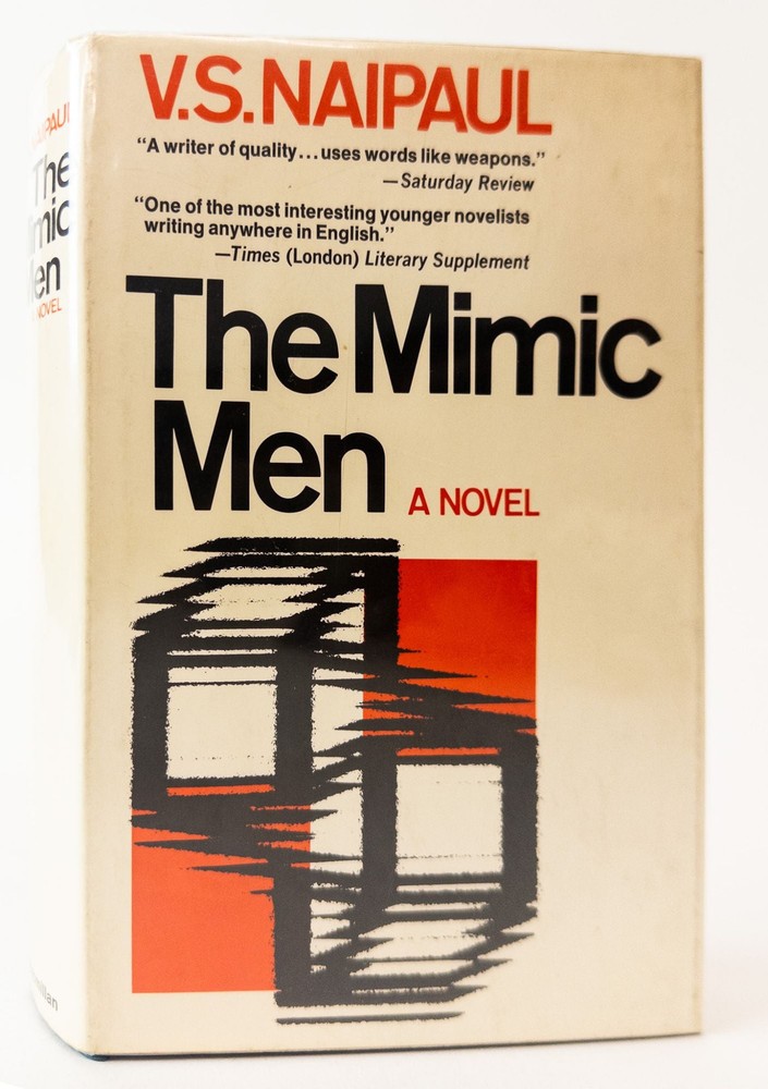 V S Naipaul / THE MIMIC MEN Signed 1st Edition 1967