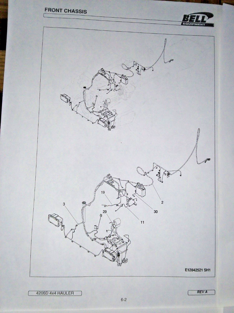 Rear View Mirror Electrical Brackets   Bell 4206D