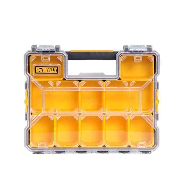 10-Compartment DEWALT Pro Small Parts Organizer Bits Storage