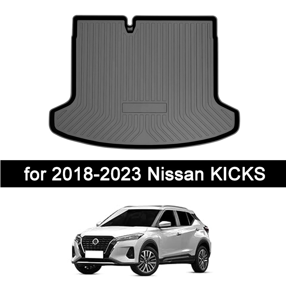 Rear Trunk Boot Tray Liner Mat TPO Floor Carpet for 2018-2022 2023 Nissan Kicks