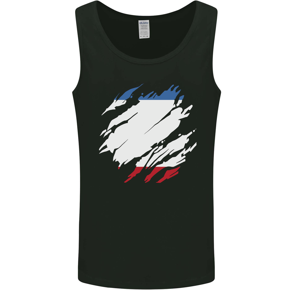 Torn Flag Crimea Mens Vest Tank Top