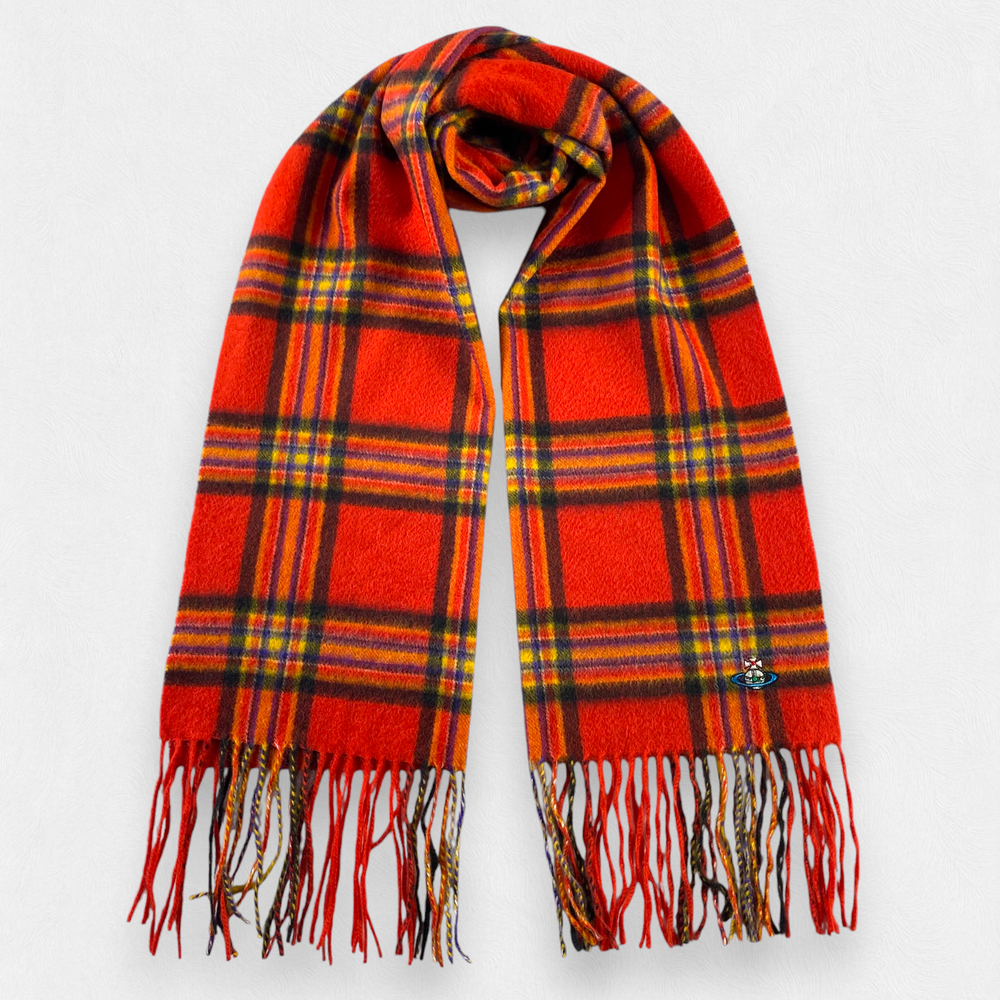 Vivienne Westwood Scarf Muffler Winter Neck Scarf Wool Scarves