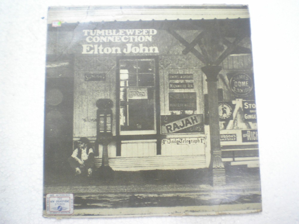 Rare Elton John Tumbleweed Connection LP India HMV Dum Dum 91 VG