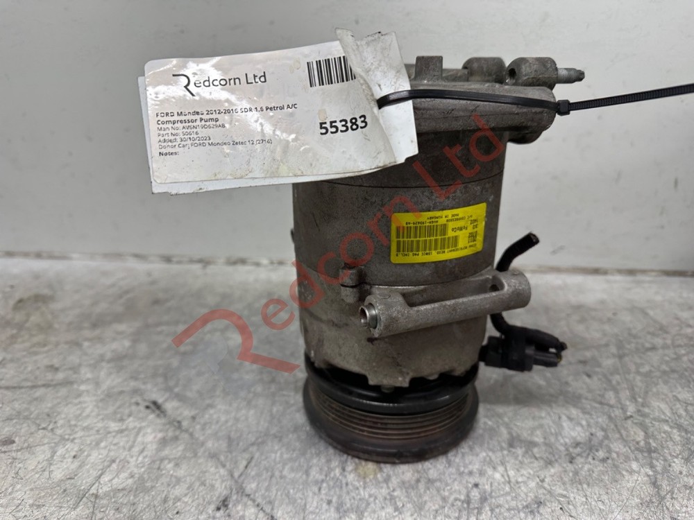 2012-2016 Ford Mondeo 5-Door 1.6 Petrol A/C Compressor Pump AV6N19D629AB for Reliable Cooling Performance