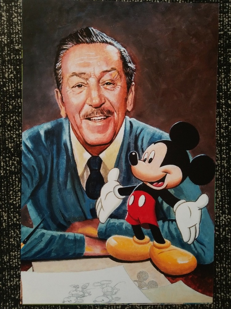 Walt Disney Mickey Mouse Portrait Poster 13x19 Satin Finish Art Print