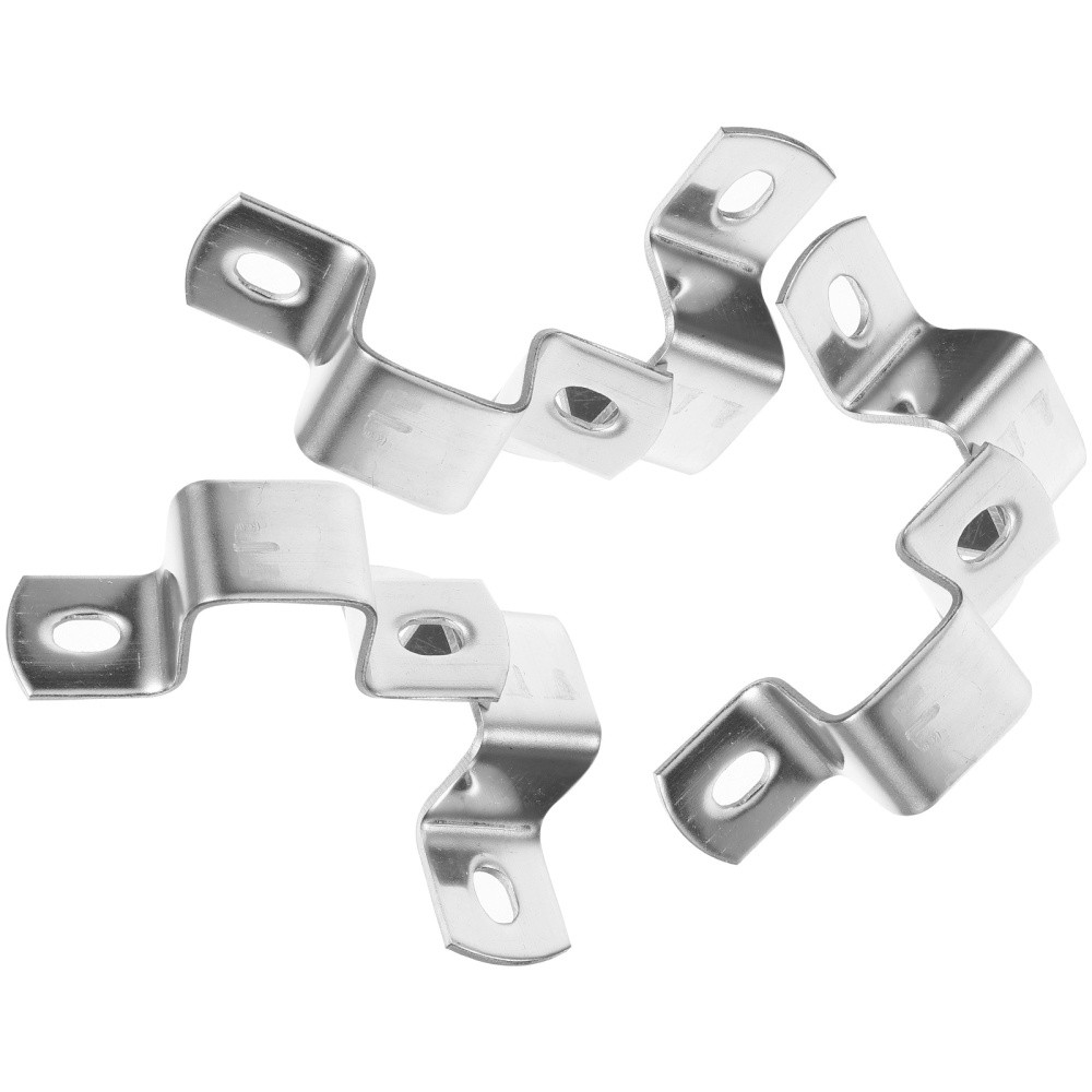 6 Pcs Adjustable U-Shaped Bracket Clamps for Small Tube Connection  