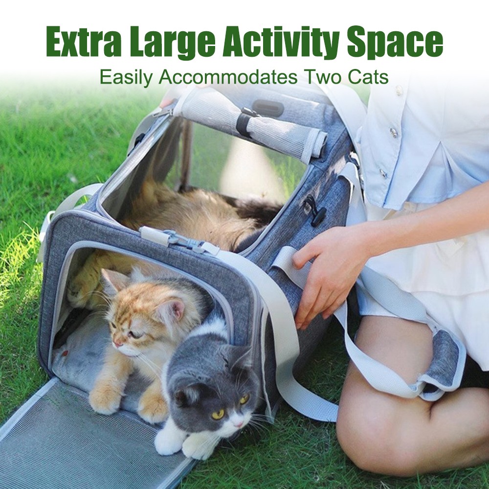 Cat Carrier Bag Portable Foldable Pet Carrier For Small Cats And Dogs With HMZC