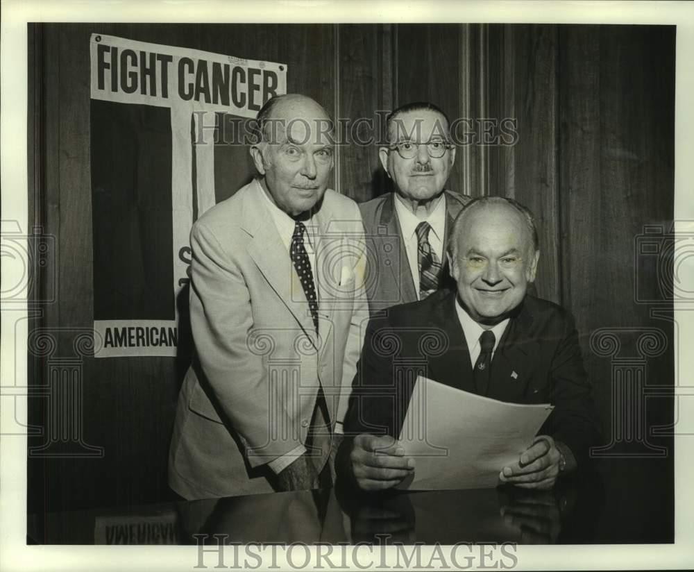 1974 Press Photo Officer of American Cancer Society of Greater New Orleans