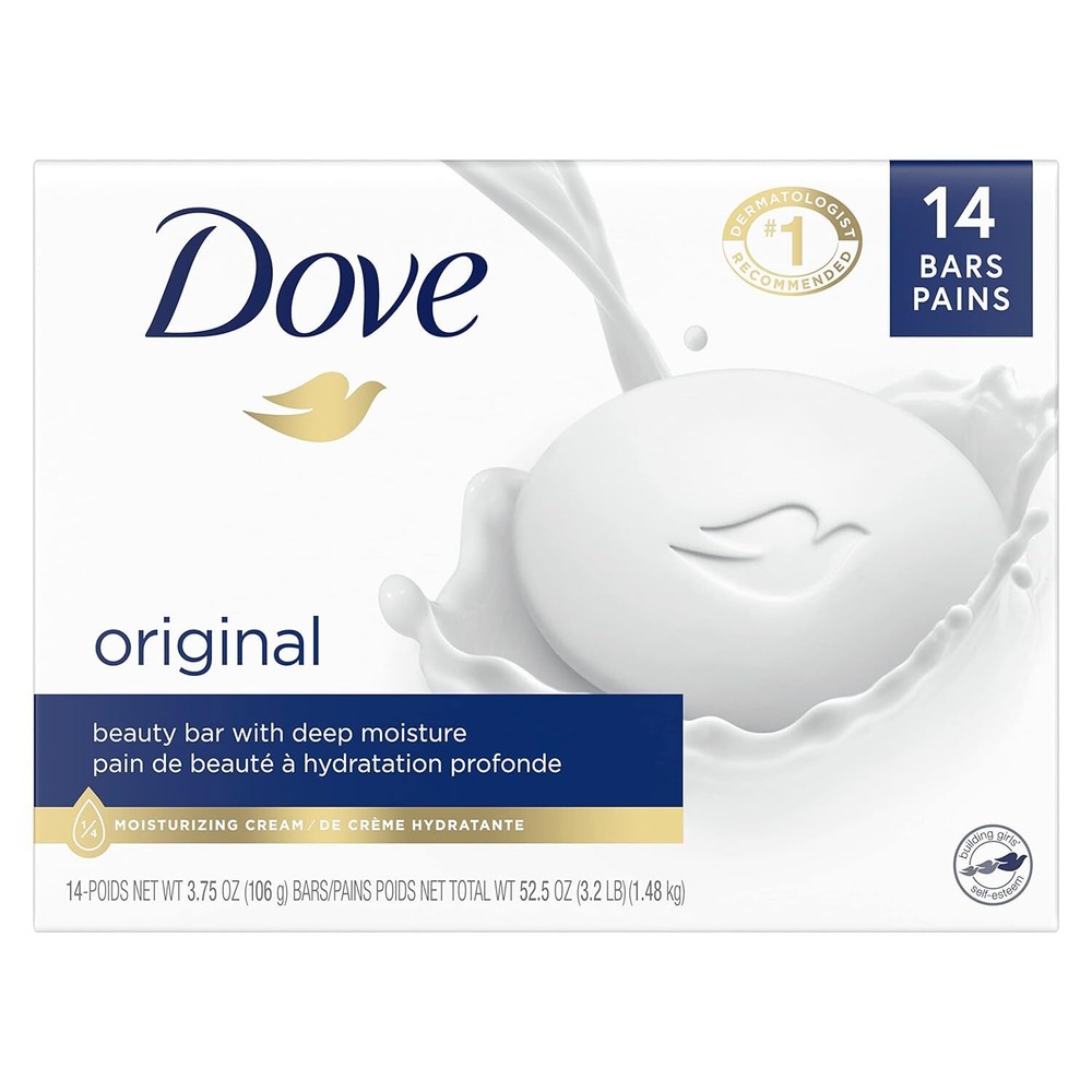 Dove Beauty Bar Gentle Moisturizing Cleanser for Soft Skin 3.75 oz