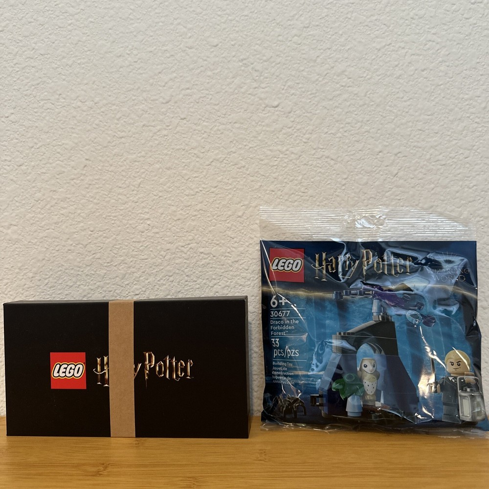 LEGO Harry Potter Limited Ed Weasley Clock Set with Draco in Forest 30677