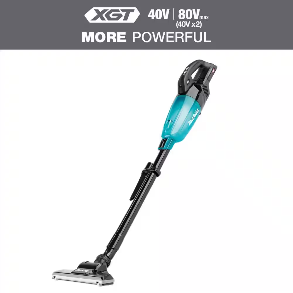 Makita 40V Max XGT Brushless Cordless 4-Speed HEPA Compact Vacuum with Tool Only